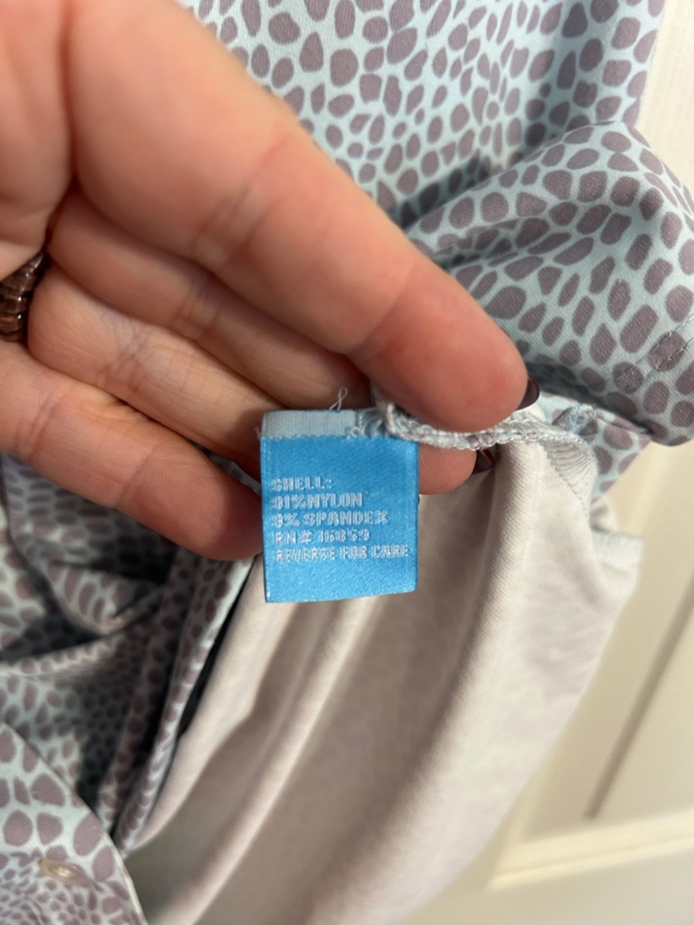 J. McLaughlin Light Blue Printed Button-Front Midi Dress - Picture 6 of 9